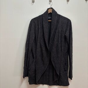 Barefoot Dreams CozyChic Lite Cardigan in Dark Gray